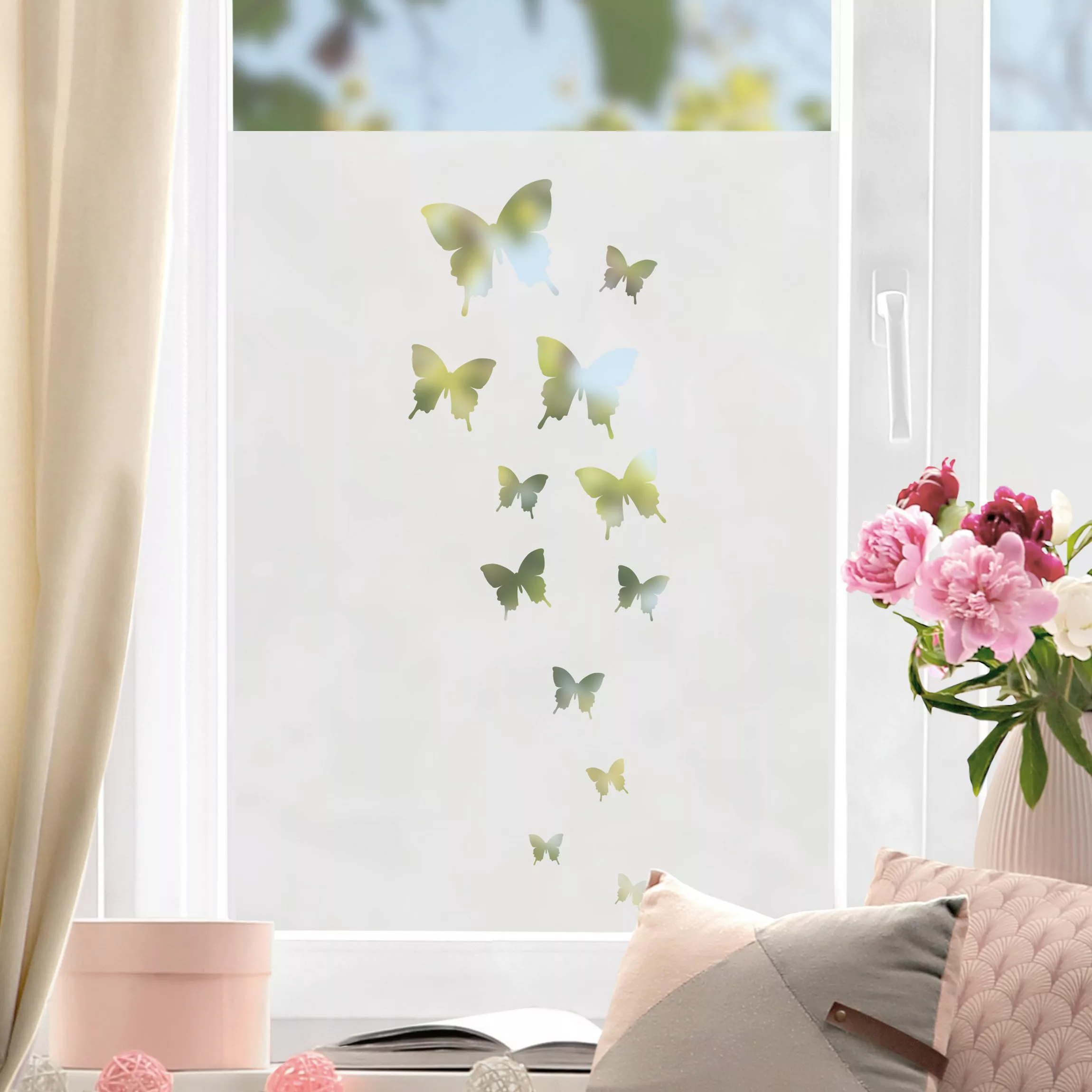 Fensterfolie Schmetterlingsdeko II günstig online kaufen
