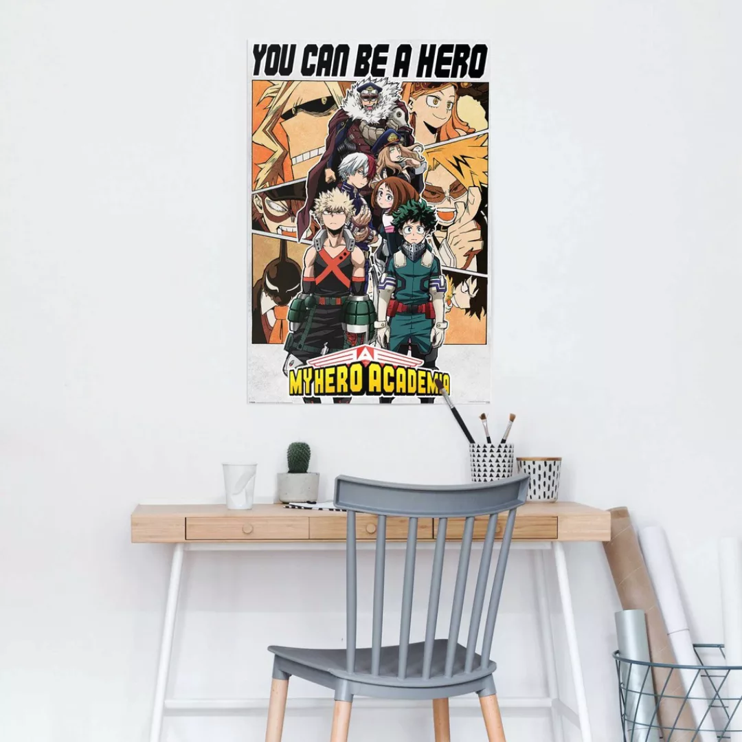 Reinders Poster "My Hero Academia S3 - be a hero" günstig online kaufen