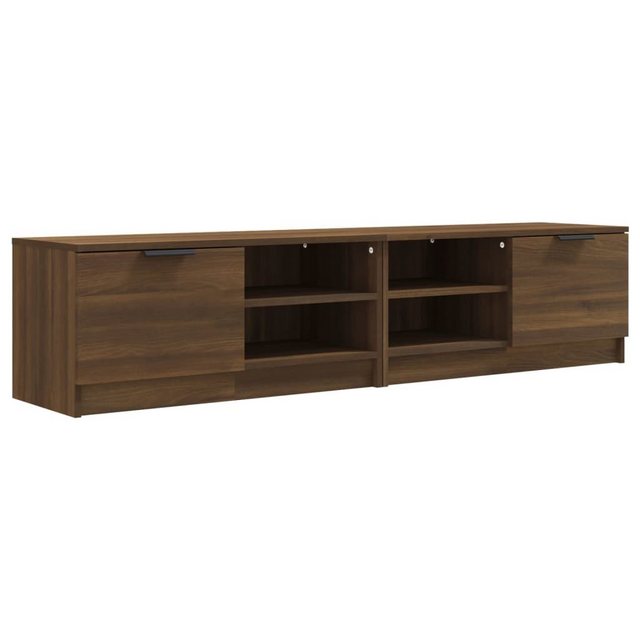 furnicato TV-Schrank TV-Schränke 2Stk. Braun Eichen-Optik 80x35x36,5cm Holz günstig online kaufen