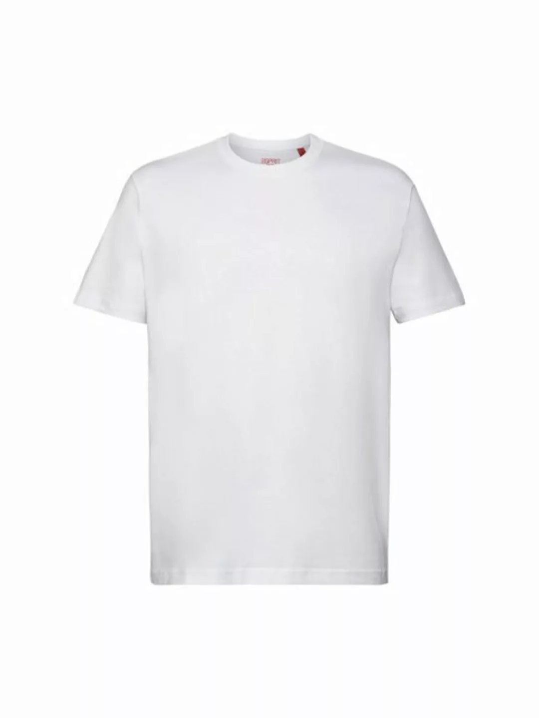 Esprit Collection T-Shirt Rundhals-T-Shirt aus Pima-Baumwolljersey (1-tlg) günstig online kaufen