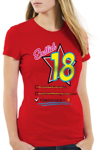 style3 T-Shirt Endlich 8 Führerschein Geburtstag Party Fun volljährig achtz günstig online kaufen