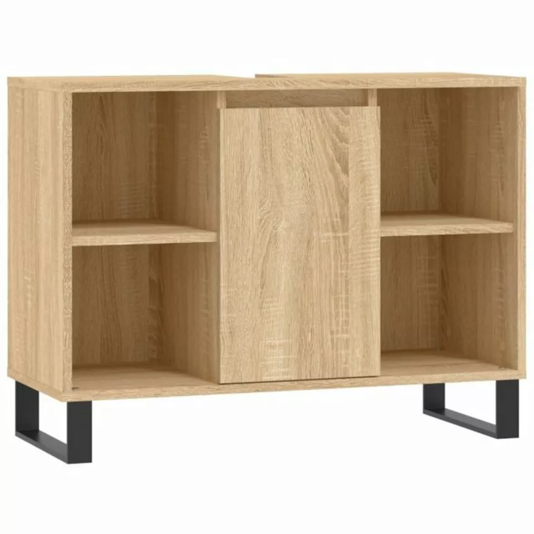 vidaXL Badezimmerspiegelschrank Badschrank Sonoma-Eiche 80x33x60 cm Holzwer günstig online kaufen