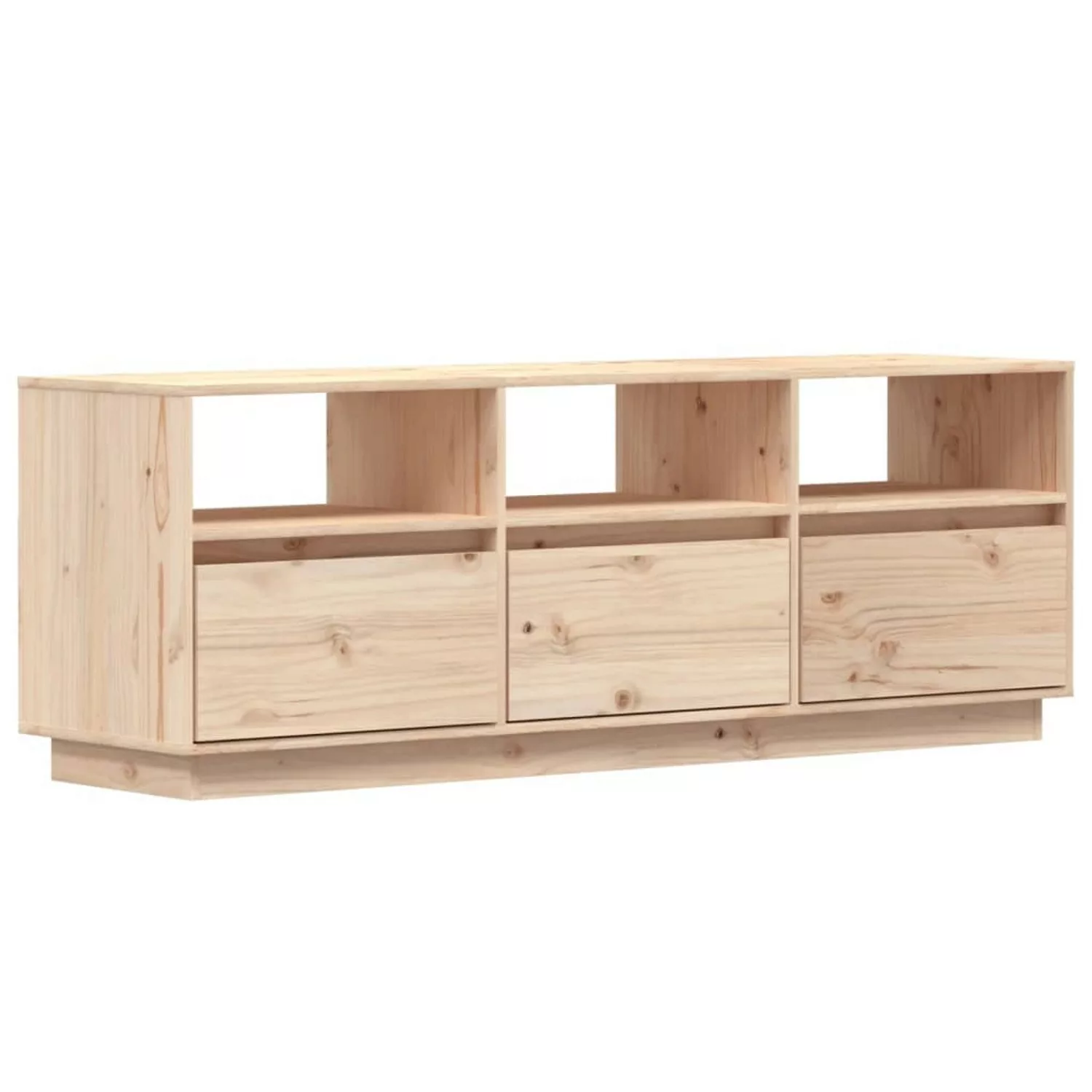 vidaXL TV-Schrank TV-Schrank 140x37x50 cm Massivholz Kiefer Lowboard günstig online kaufen