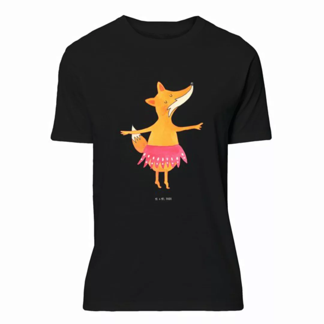 Mr. & Mrs. Panda T-Shirt Fuchs Ballerina - Schwarz - Geschenk, Shirt, Fraue günstig online kaufen