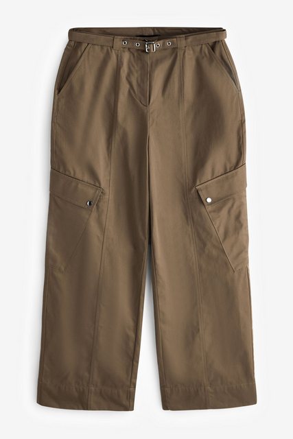 Next Cargohose Utility-Cargohose mit weitem Bein und Gürtel (1-tlg) günstig online kaufen