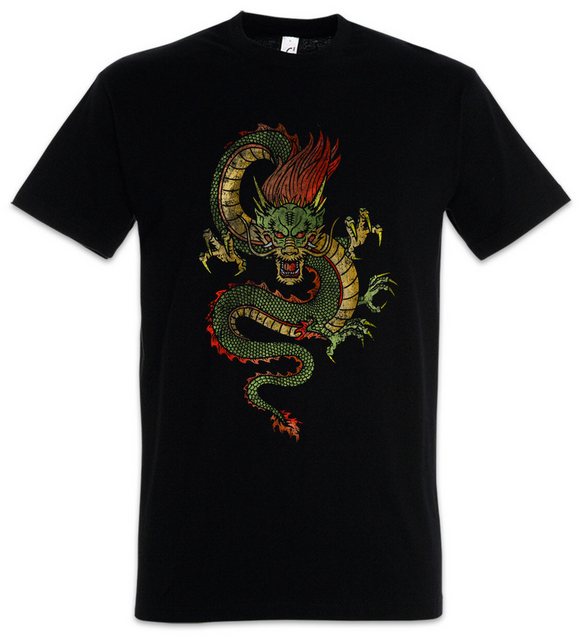 Urban Backwoods Print-Shirt Chinese Dragon Herren T-Shirt Drache Fantasy Ta günstig online kaufen