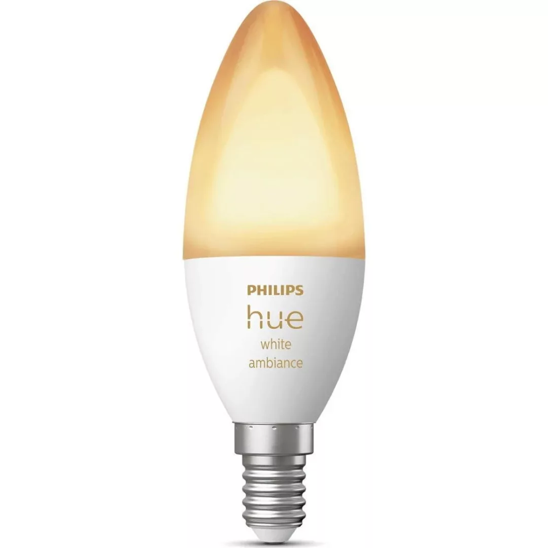 Philips Hue Bluetooth White Ambiance LED E14 5,2W 470lm Einerpack günstig online kaufen