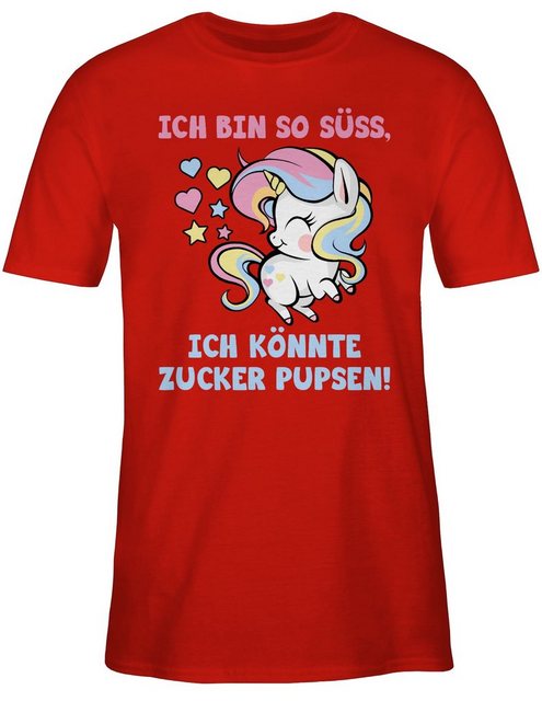 Shirtracer T-Shirt Ich bin so süß ich könnte Zucker pupsen Statement günstig online kaufen