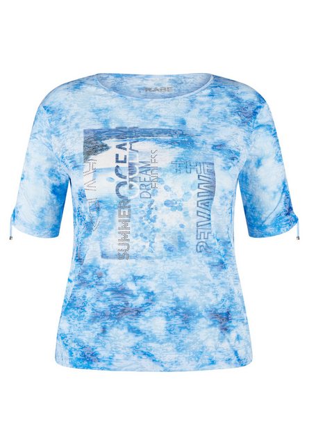 Rabe T-Shirt - T-Shirt mit abstrakter Musterung - Blue Ocean günstig online kaufen