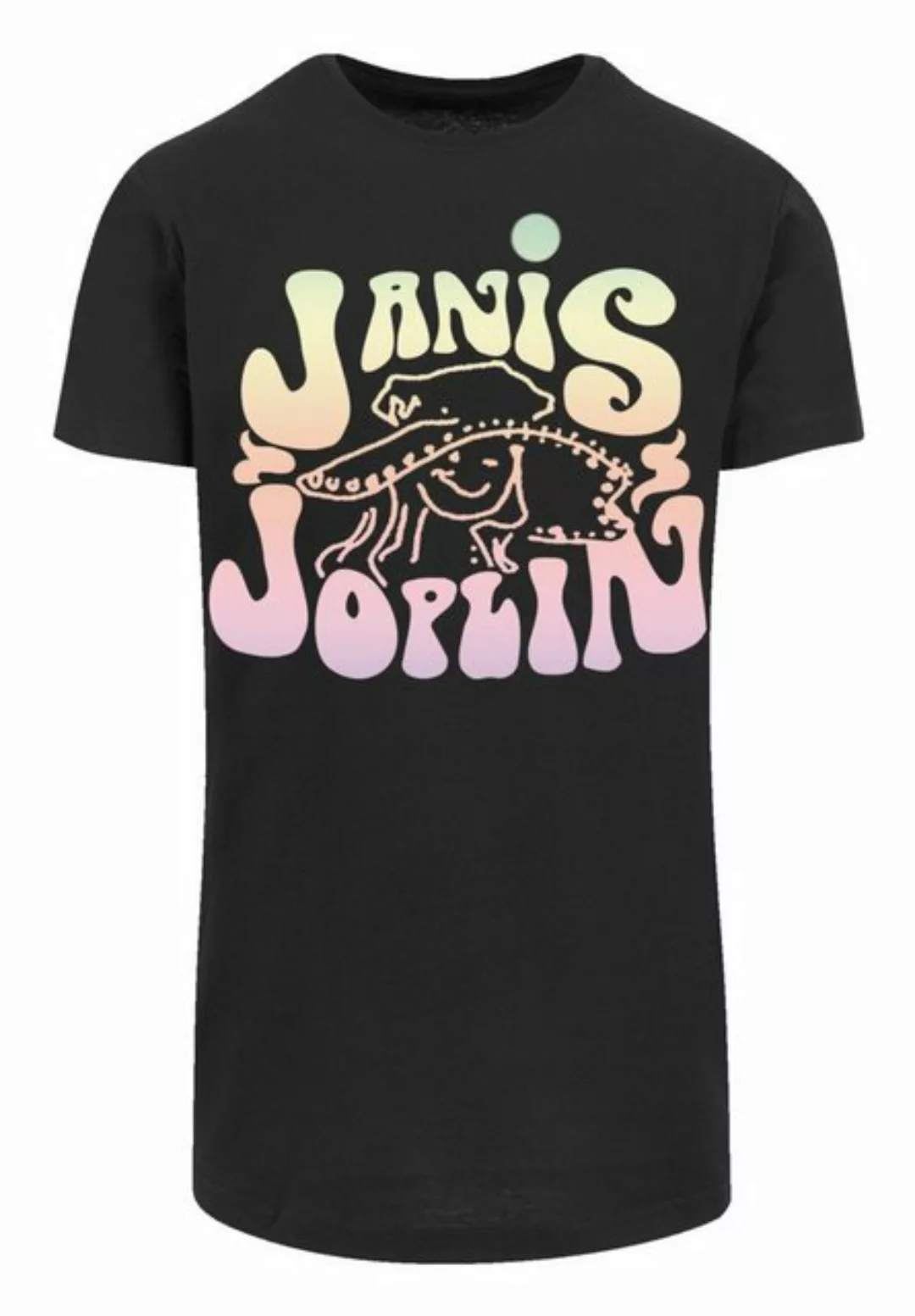 F4NT4STIC T-Shirt PLUS SIZE Janis Joplin Pastel Logo Print günstig online kaufen