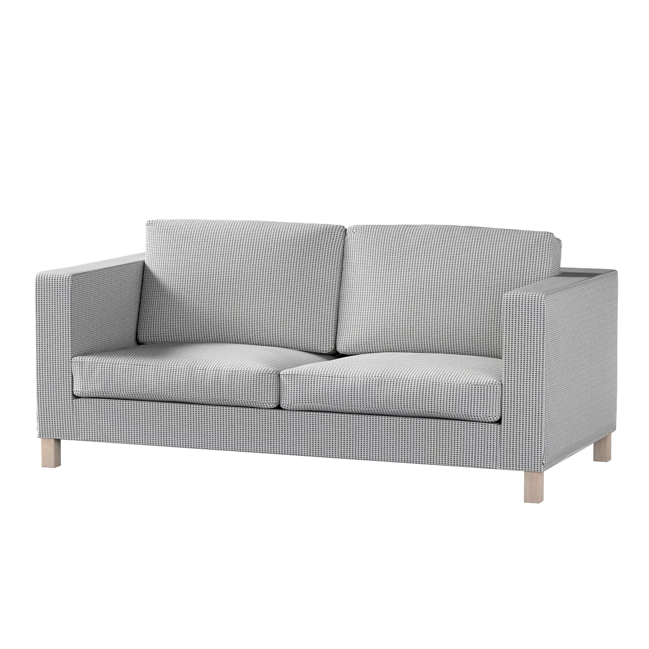 Bezug für Karlanda Schlafsofa, kurz, schwarz-beige, Bezug für Schlafsofa Ka günstig online kaufen