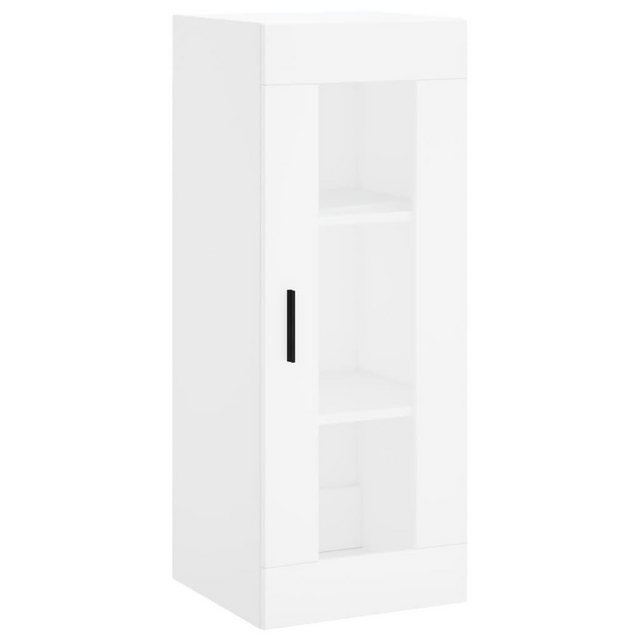 vidaXL Hängeschrank Wandschrank Weiß 34,5x34x90 cm Glas Vitrine Hängeschran günstig online kaufen