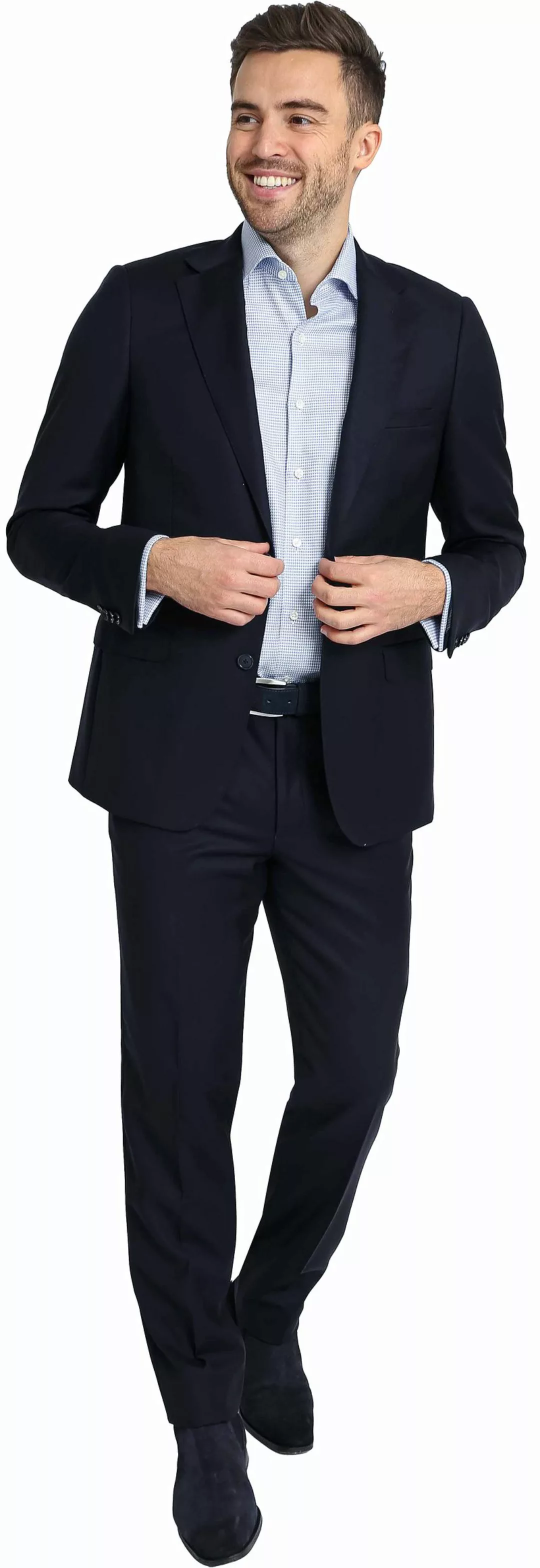 Suitable Suit Wool Navy - Größe 48 günstig online kaufen