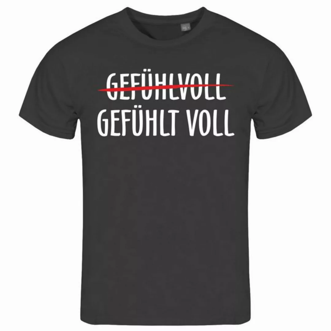 deinshirt Print-Shirt Herren T-Shirt Gefühlt Voll Funshirt mit Motiv günstig online kaufen