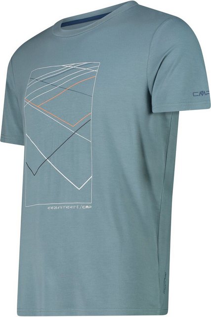 CMP Kurzarmshirt MAN T-SHIRT HYDRO-BLUESTEEL günstig online kaufen