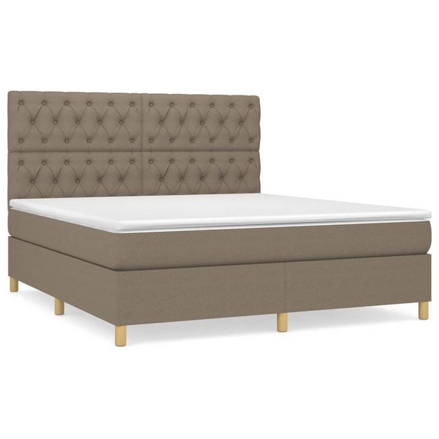 vidaXL Boxspringbett Bett Boxspringbett mit Matratze Stoff (160 x 200 cm, T günstig online kaufen