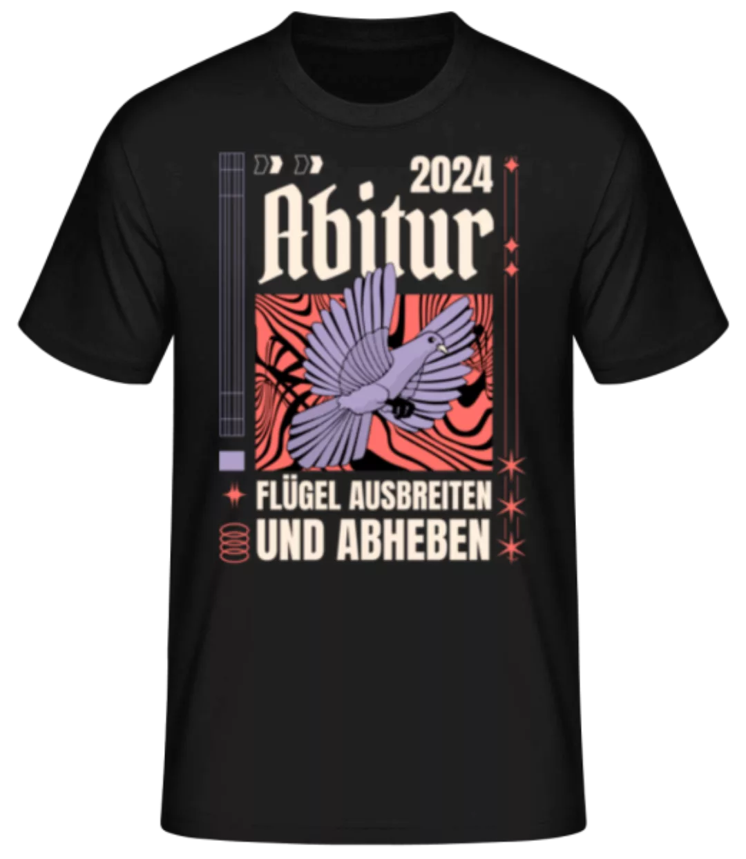 Abitur Flügel Ausbreiten Abheben · Männer Basic T-Shirt günstig online kaufen