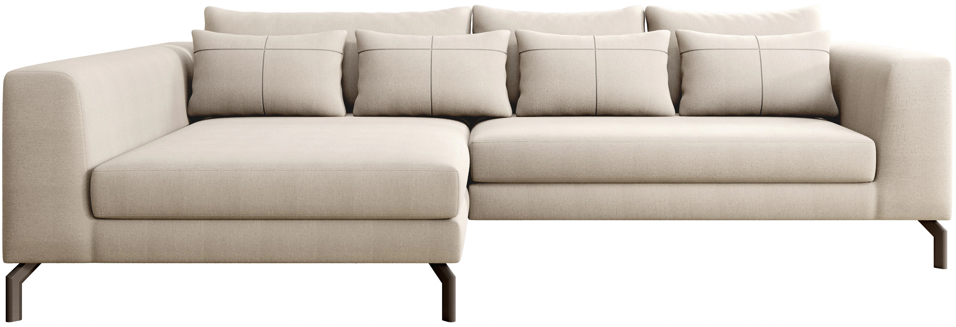 INOSIGN Ecksofa "Cross, modernes Sofa in L-Form, wendbare Zierkissen, Breit günstig online kaufen