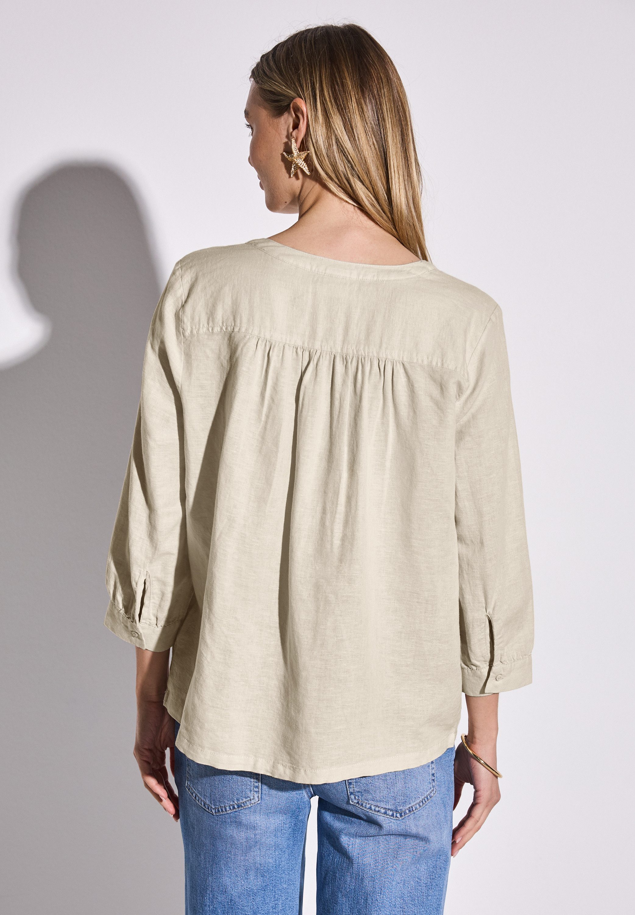 STREET ONE Klassische Bluse, mit 3/4 Ärmeln günstig online kaufen