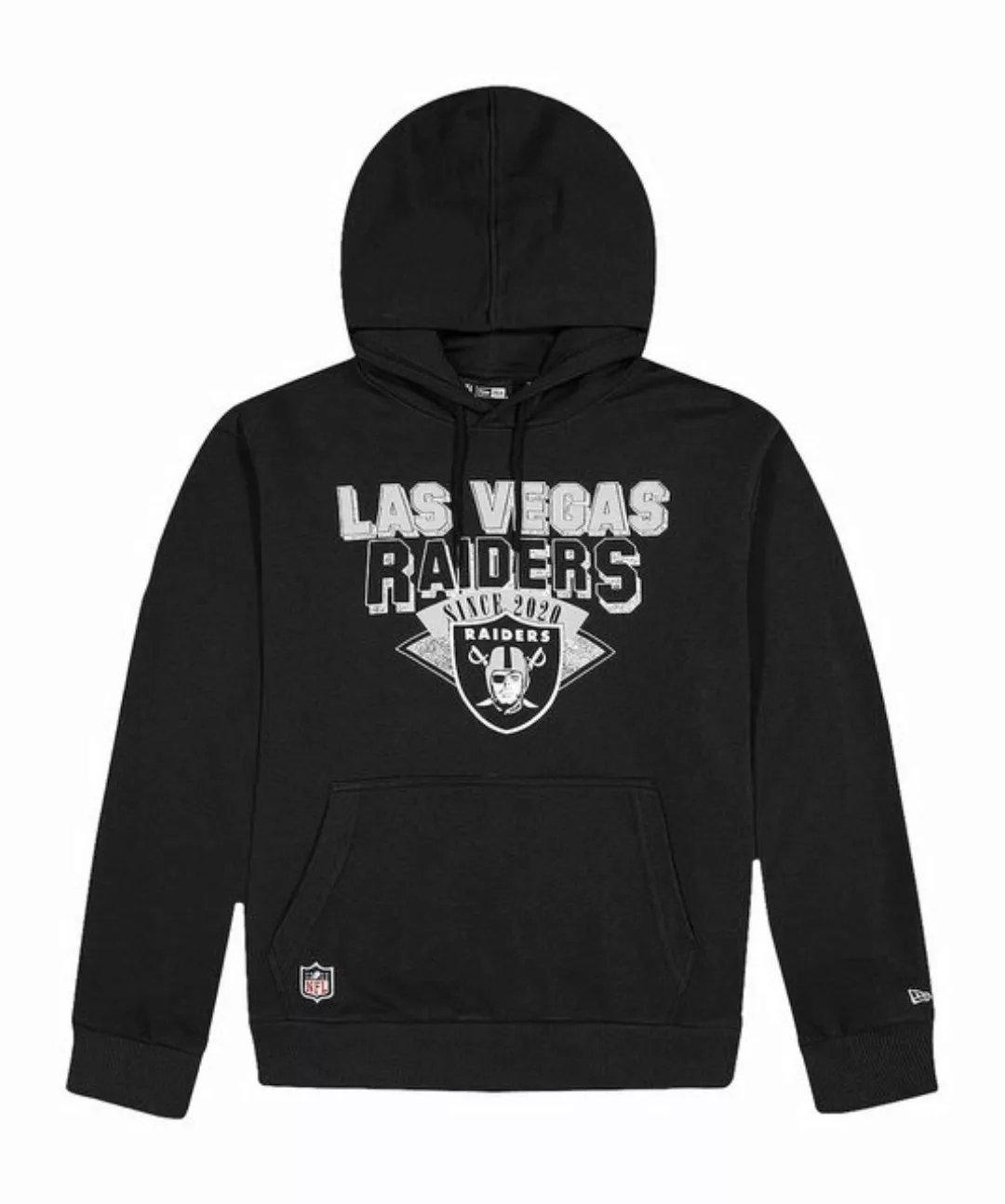 New Era Sweatshirt Las Vegas Raiders Logo Hoody Baumwolle günstig online kaufen