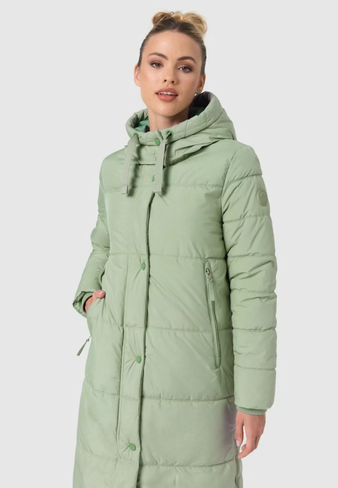 Marikoo Winterjacke Soranaa langer Winter Mantel mit Kapuze günstig online kaufen