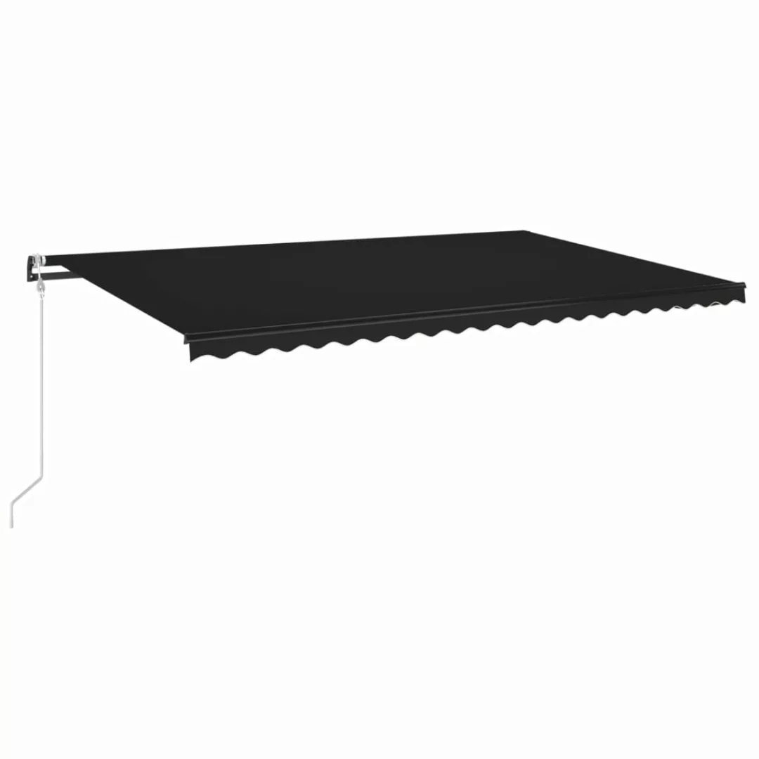 Gelenkarmmarkise Automatisch 500x350 Cm Anthrazit günstig online kaufen