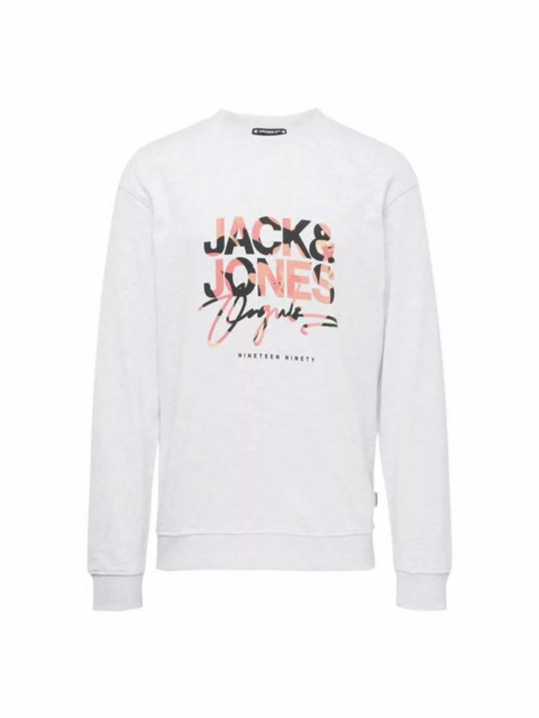 Jack & Jones Sweater "JORARUBA AOP BRANDING SWEAT CREW NECK" günstig online kaufen