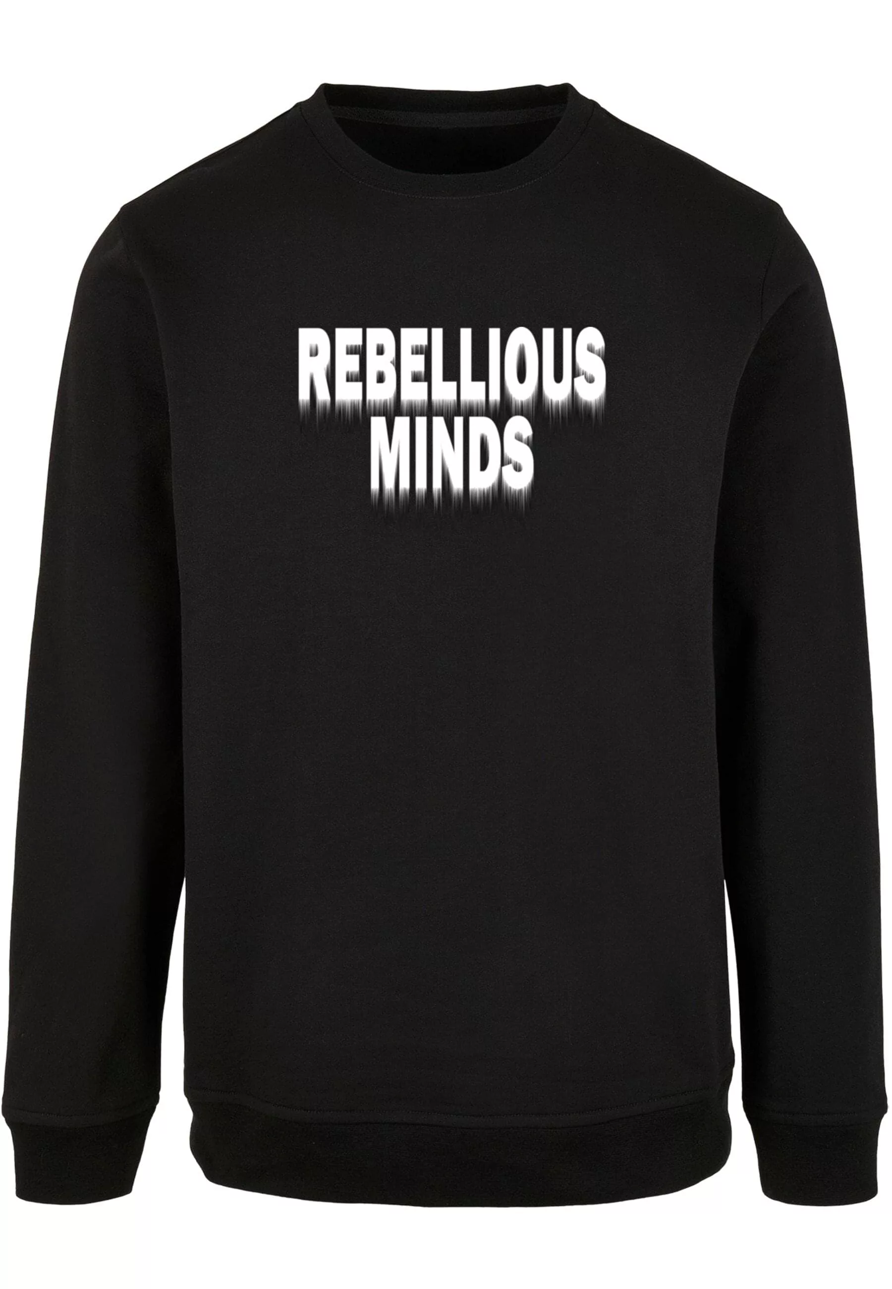 Merchcode Rundhalspullover "Merchcode Herren Rebellious Minds Basic Crewnec günstig online kaufen