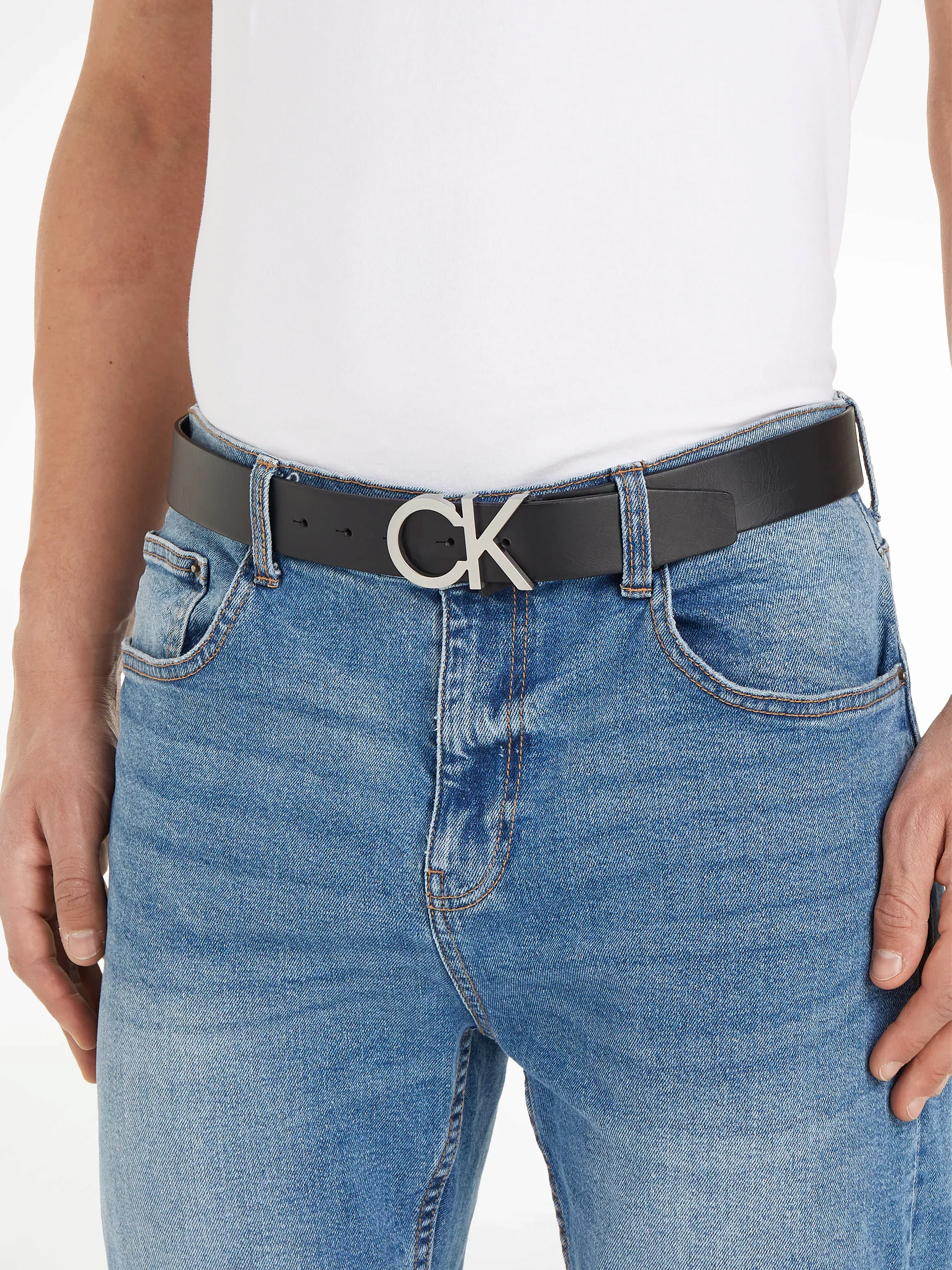 Calvin Klein Ledergürtel "CK BUCKLE BELT 35MM" günstig online kaufen