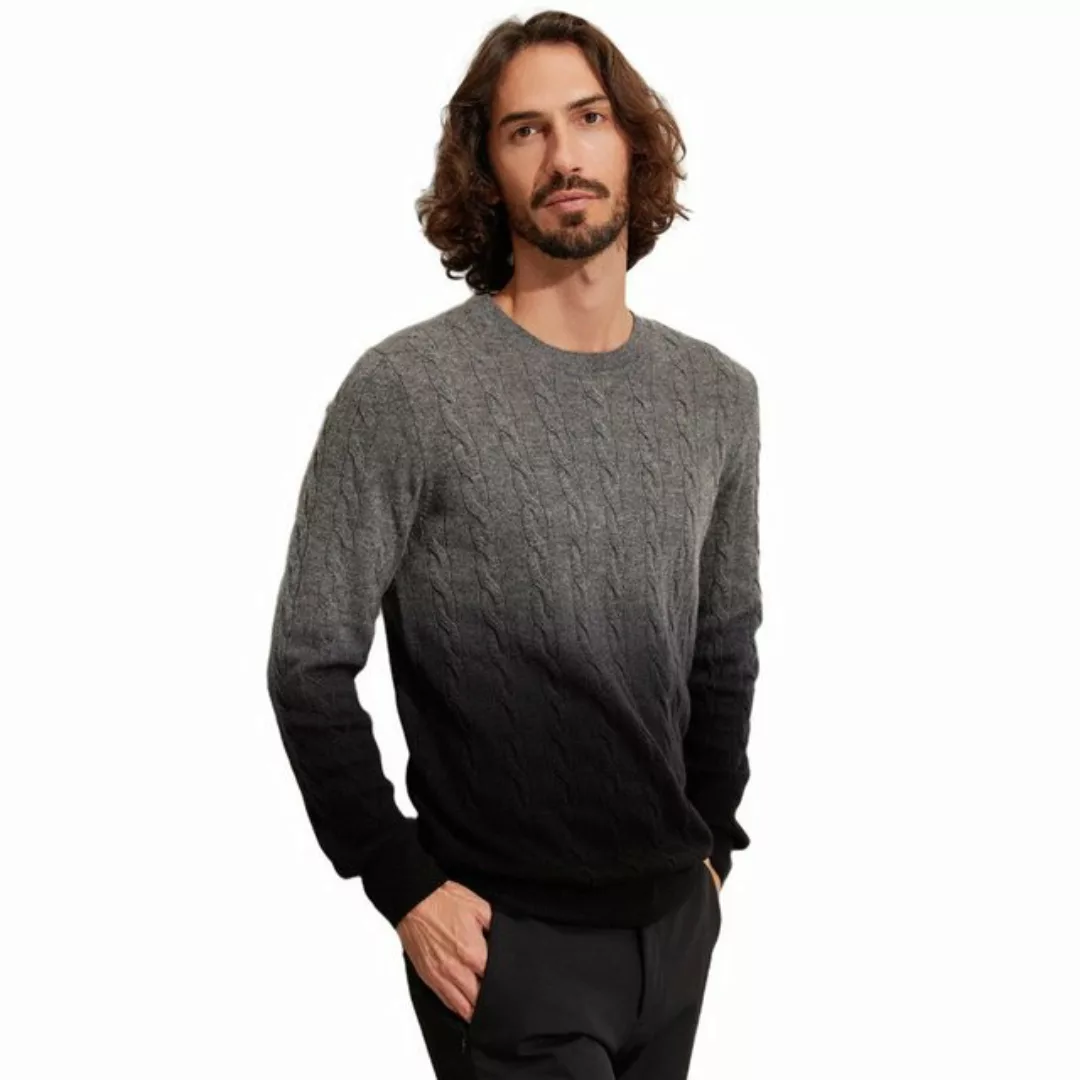 Silk and Cashmere Sweater Herrenpullover aus geflochtenem Kaschmir S bis 2X günstig online kaufen