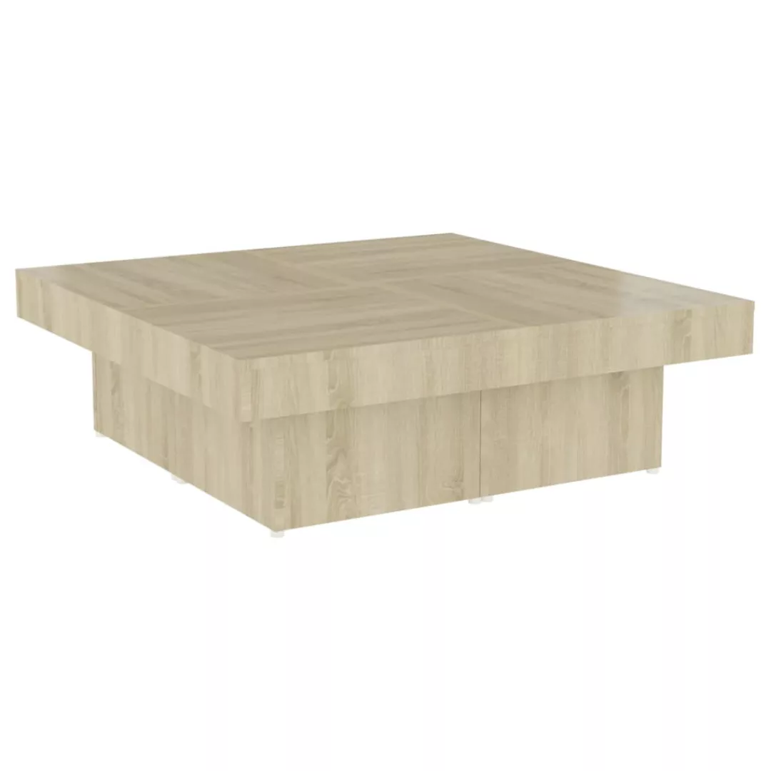 Couchtisch Sonoma-eiche 90x90x28 Cm Spanplatte günstig online kaufen