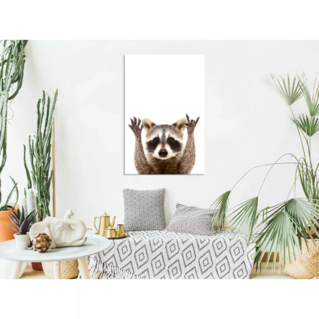 Wandbild Raccoon (1 Part) Vertical XXL günstig online kaufen