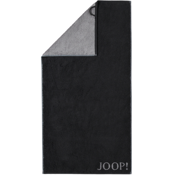 JOOP! Classic - Doubleface 1600 - Farbe: Schwarz - 90 - Handtuch 50x100 cm günstig online kaufen