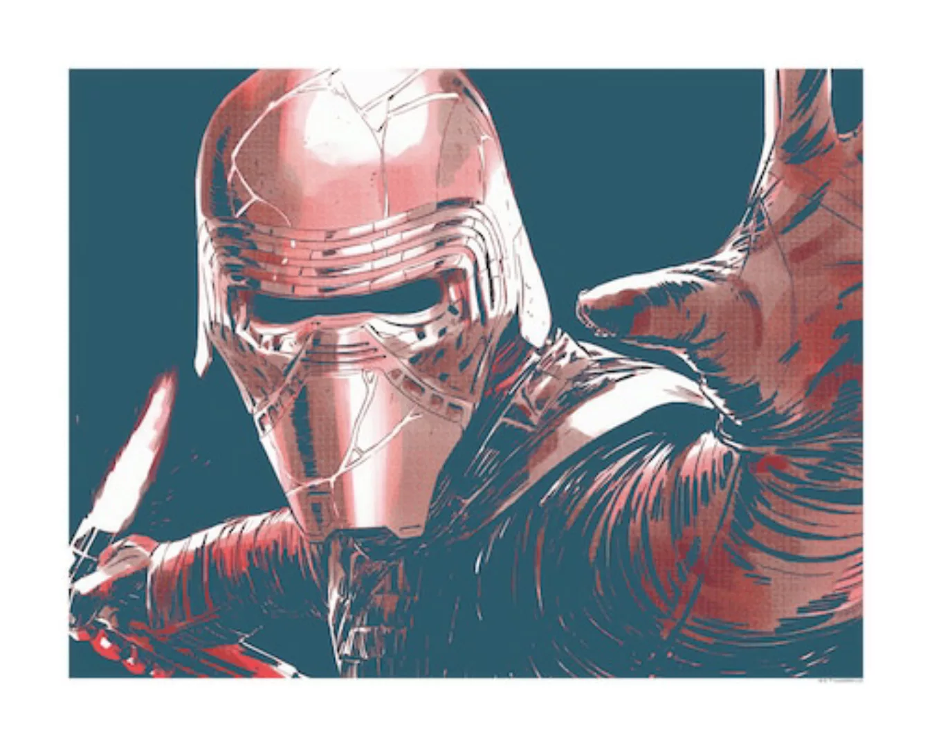 Komar Wandbild Star Wars Kylo 40 x 30 cm günstig online kaufen