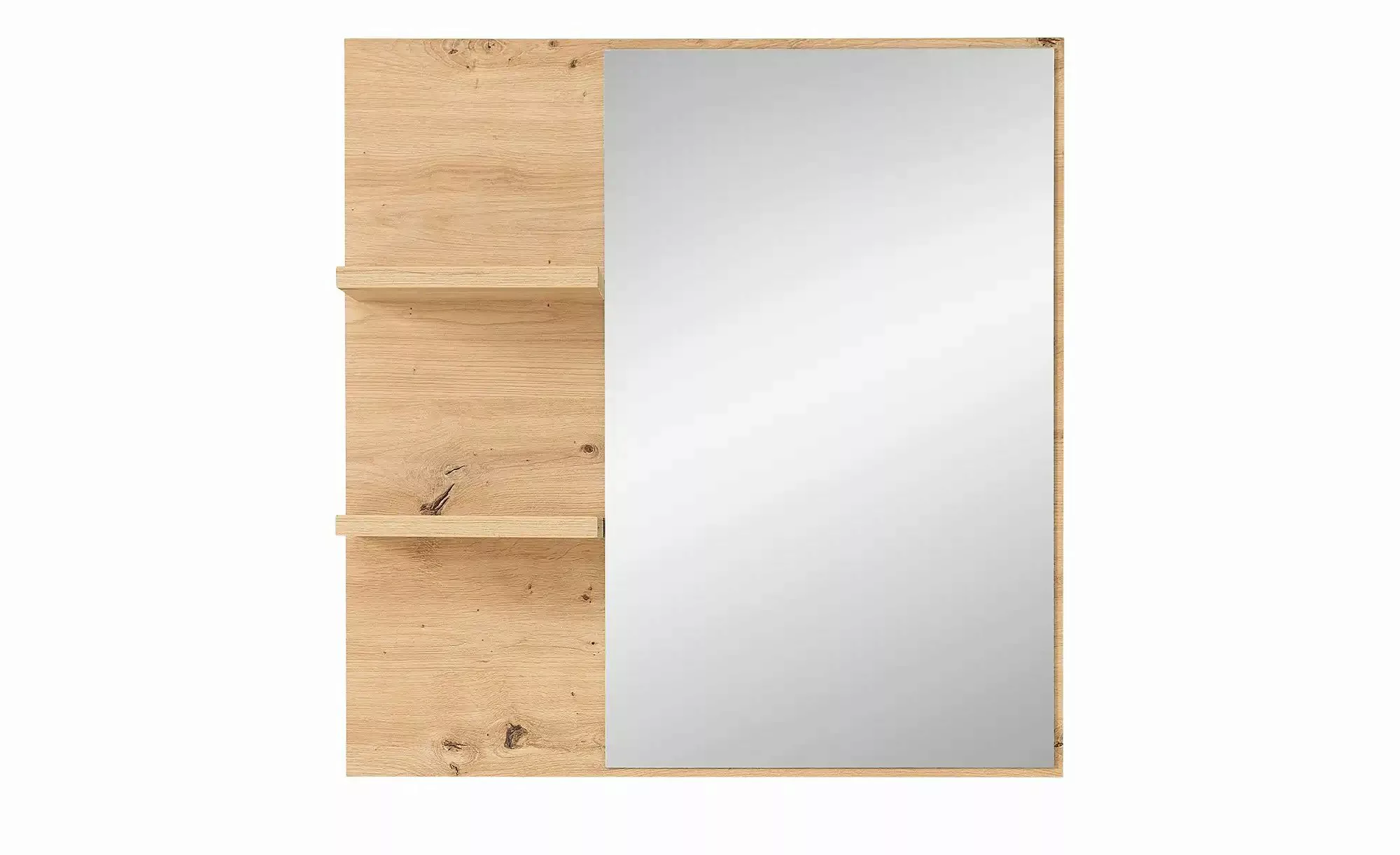 uno Spiegel 78 x 80 cm Bartow ¦ holzfarben ¦ Glas,Aluminium,Holzwerkstoff ¦ günstig online kaufen