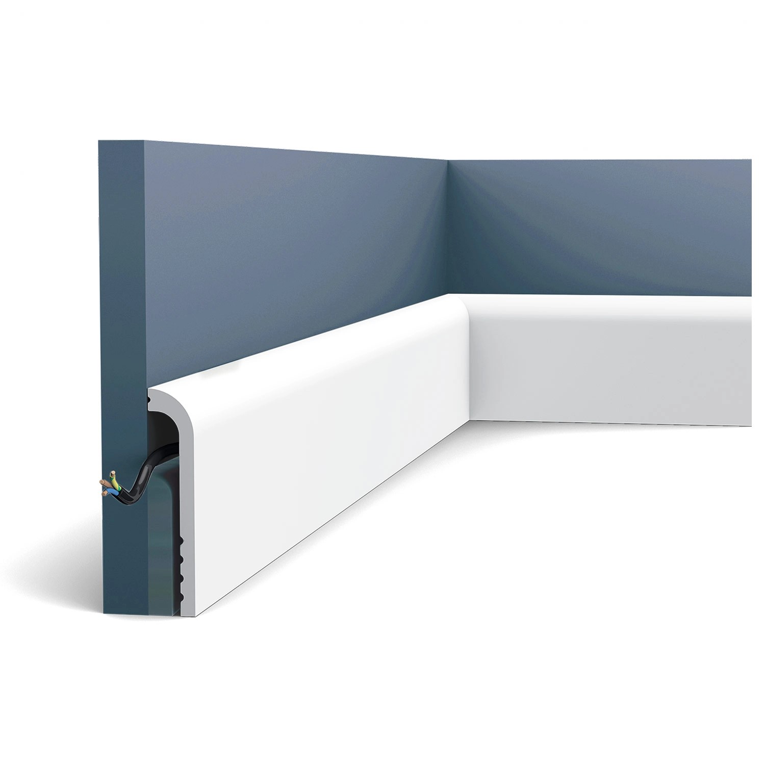 ORAC DECOR SX185 LUXXUS CASCADE Sockelleiste Zierleiste Stuckleiste 2 m 200 günstig online kaufen