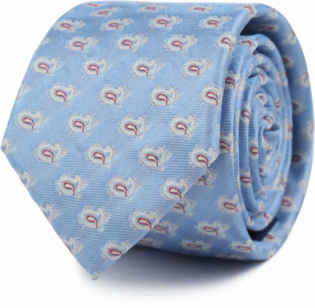 Suitable Krawatte Seide Paisley Hellblue - günstig online kaufen
