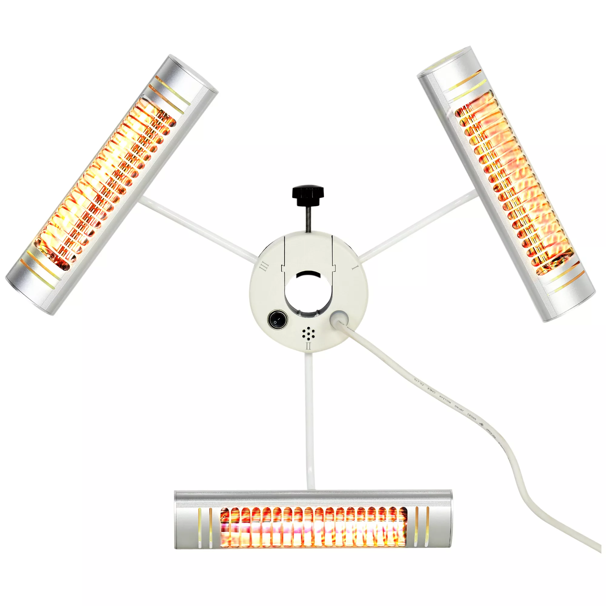 Outsunny Infrarot Heizstrahler 3x1000W elektrischer Wärmestrahler mit Fernb günstig online kaufen