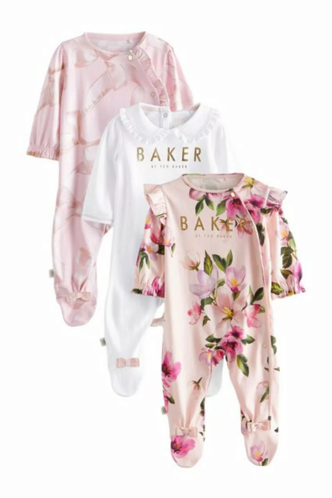 Baker by Ted Baker Schlafoverall Baker by Ted Baker Schlafveralls, 3er-Pack günstig online kaufen