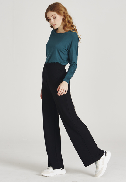 Damen Hose Aus Tencel Modal "Gray" günstig online kaufen