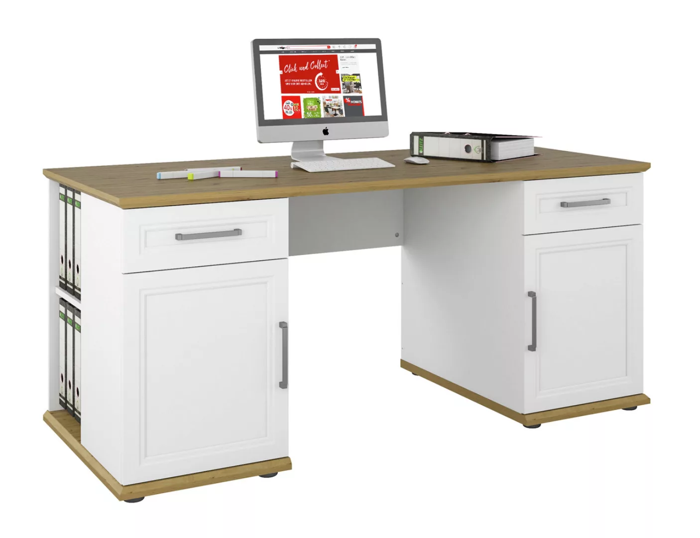 Schreibtisch - 167,8 cm - 72,3 cm - 77,4 cm - Tische > Bürotische - Möbel K günstig online kaufen