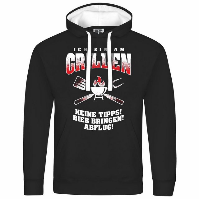 deinshirt Kapuzenpullover Herren Kapuzenpullover Ich bin am grillen Mit Pri günstig online kaufen