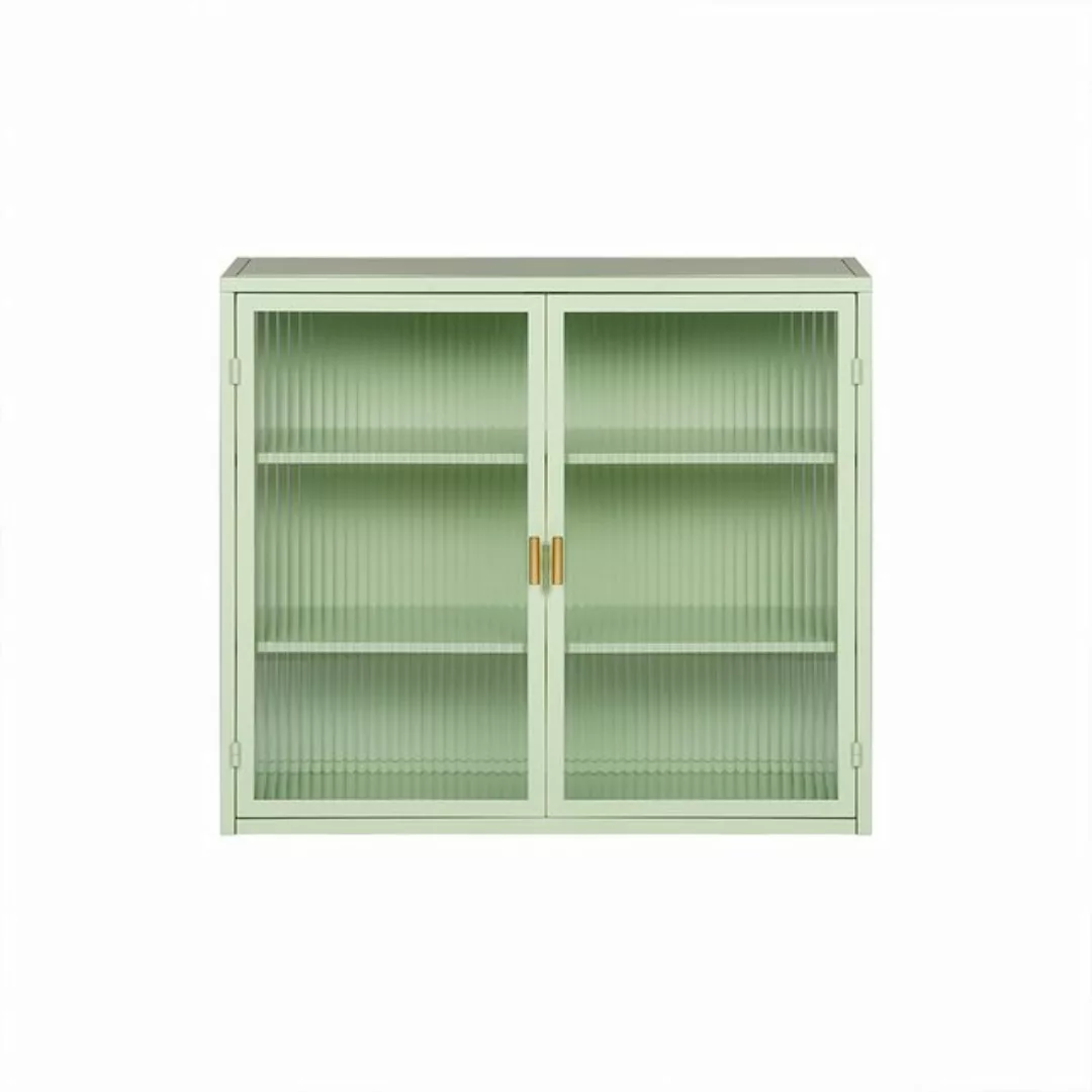 XDeer Wandhängeschrank 70CM Hängeschrank Glastüren Wandschrank mit dreistuf günstig online kaufen