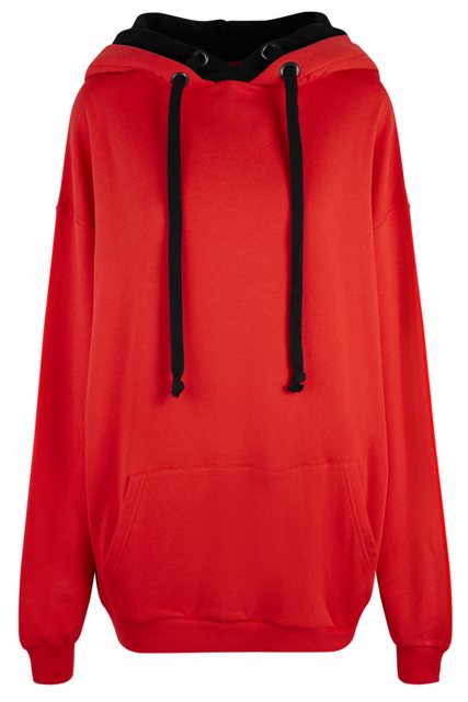 ILAY Lit Hoodie Val, Oversize Hoodie, Double Cap, Red Double Cap günstig online kaufen