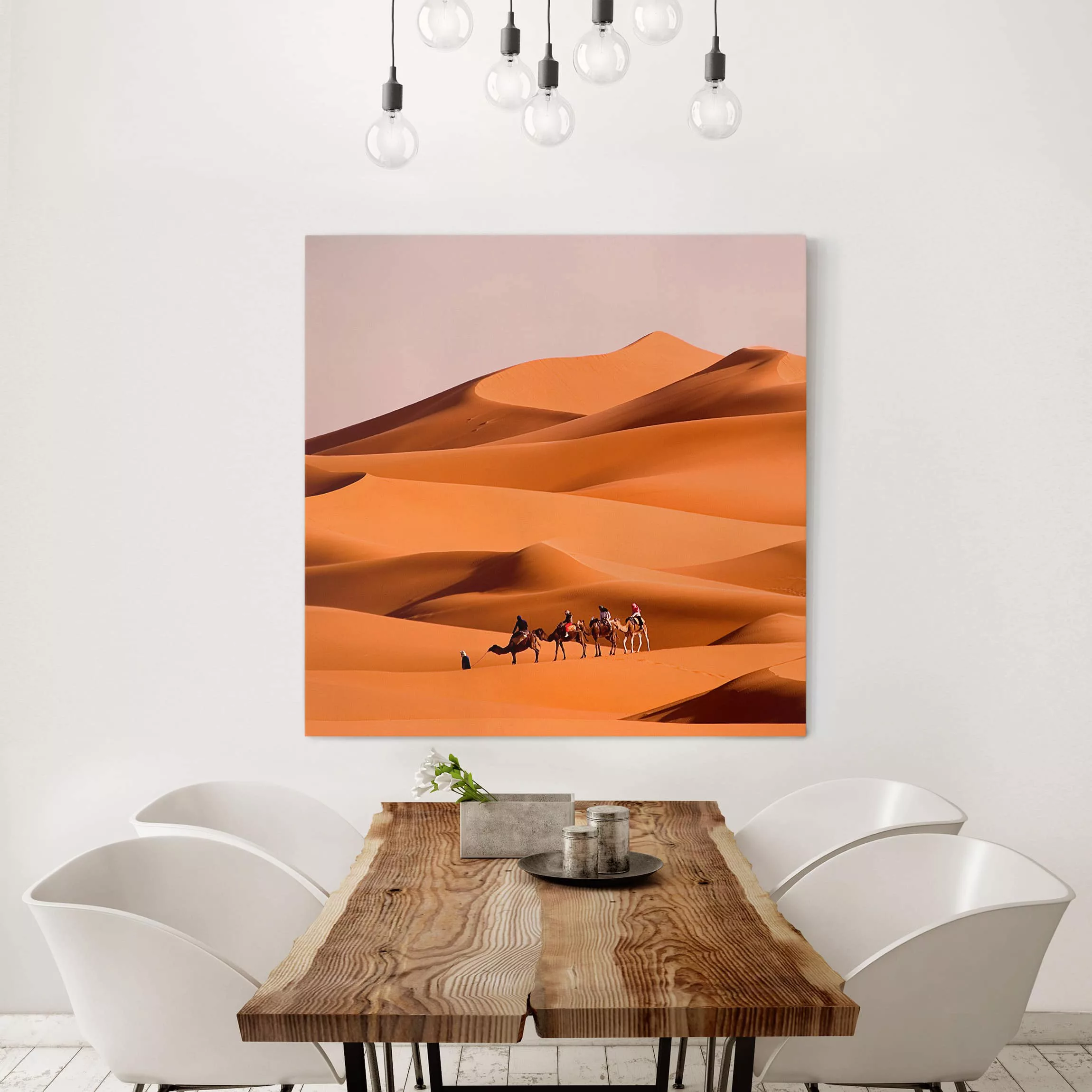 Leinwandbild Wüste - Quadrat Namib Desert günstig online kaufen