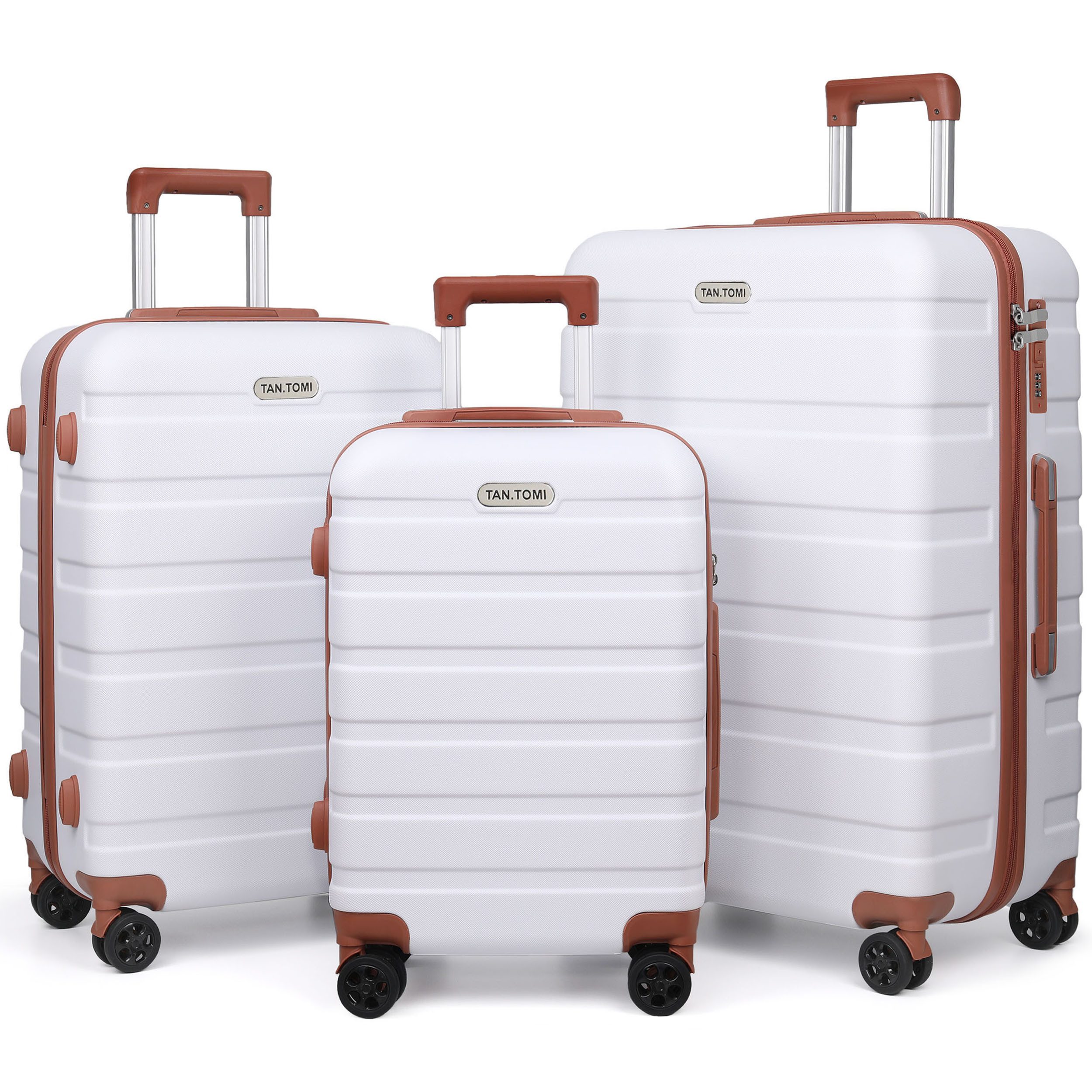 TAN.TOMI Kofferset Trolleyset 3-teilig (M,L,XL) ABS günstig online kaufen