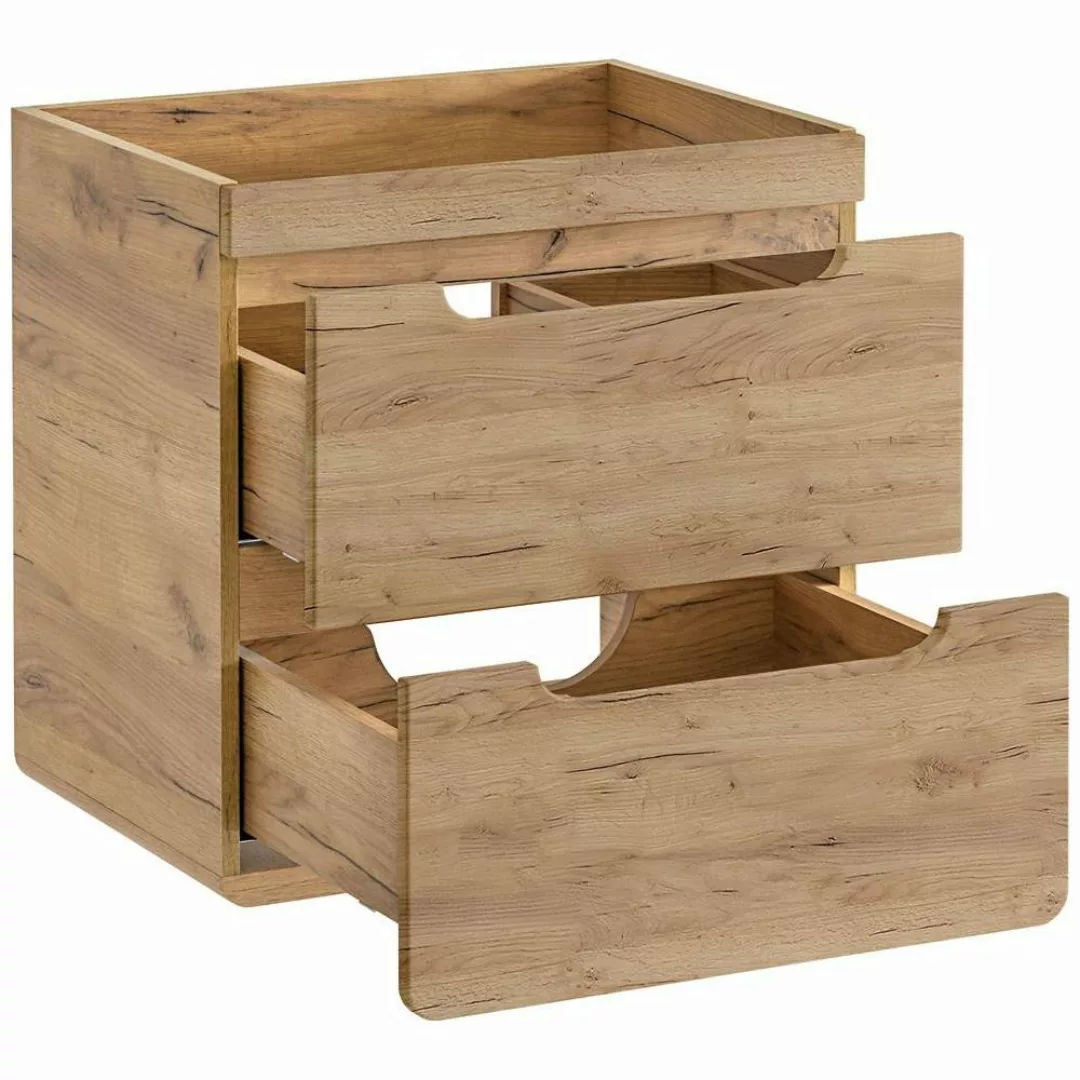Lomadox Waschbeckenschrank LUTON-56-CRAFT Waschtischunterschrank 60 cm, günstig online kaufen