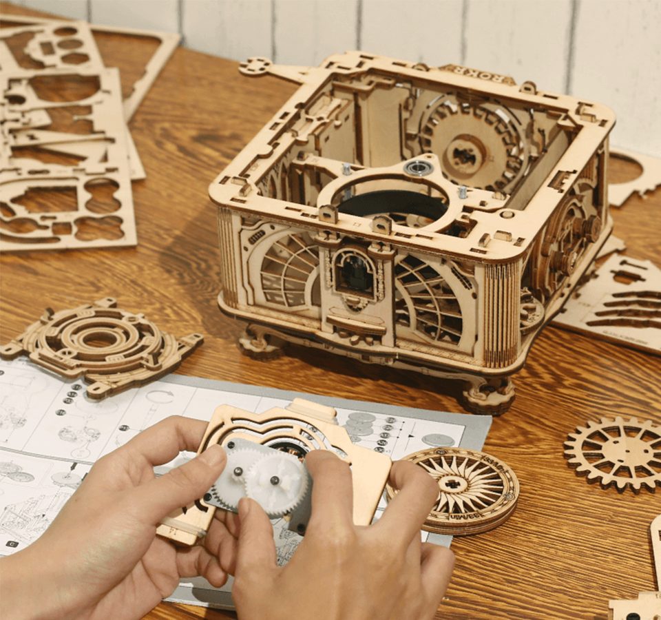 Robotime Puzzle Robotime Retro Grammophon Mechanisches günstig online kaufen