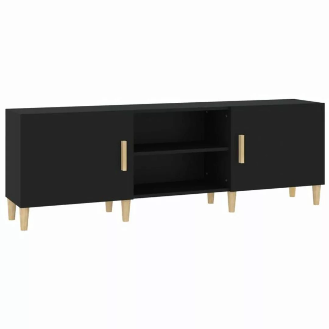 vidaXL TV-Schrank TV-Board Schwarz 150x30x50 cm Holzwerkstoff günstig online kaufen