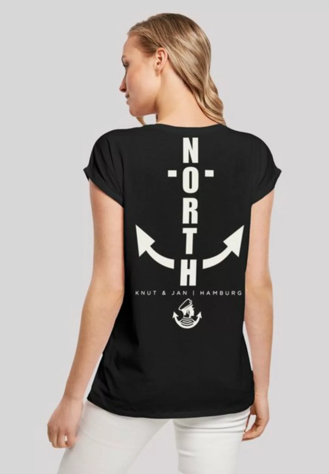 F4NT4STIC T-Shirt "North Anchor Knut & Jan Hamburg", Print günstig online kaufen